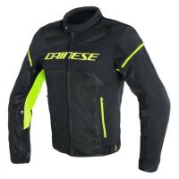 Dainese AIR-FRAME D1 letní textil. bunda černá/fluo-žlutá vel.44
